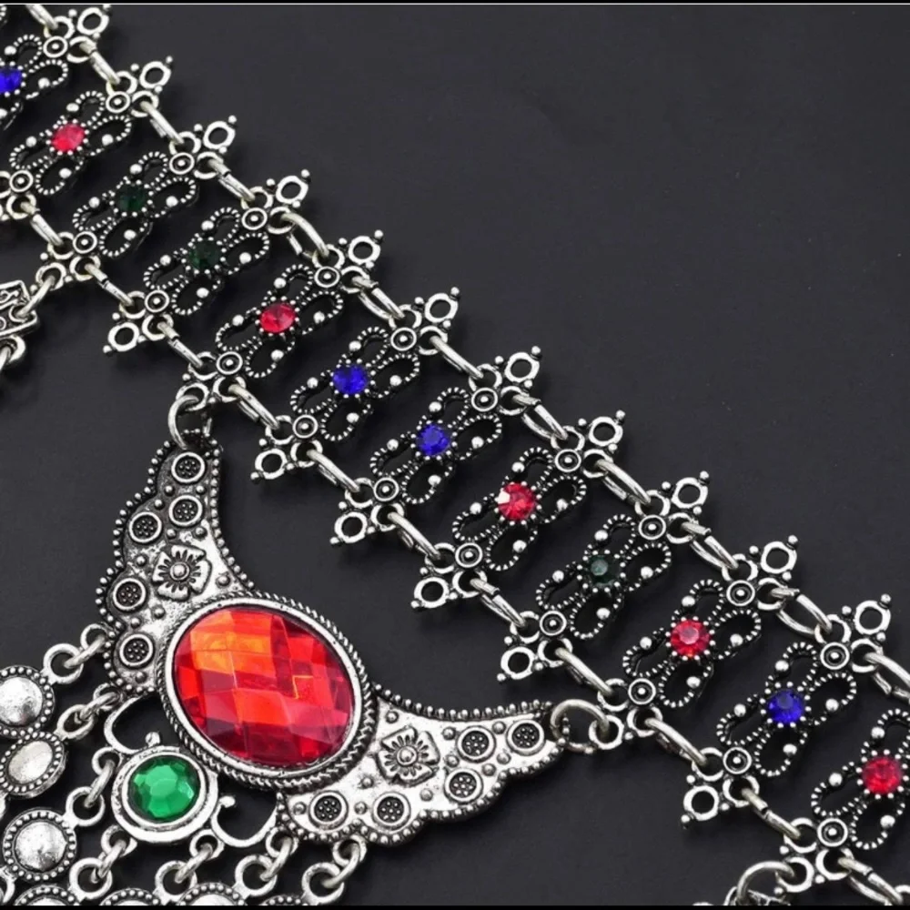 New Rave Festival Belly Chain Body Jewelry Belt Chain NWT - Picture 3 of 7